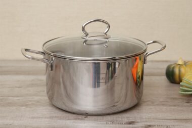 Nồi Inox Fivestar 3 Đáy Nắp Kính 24cm