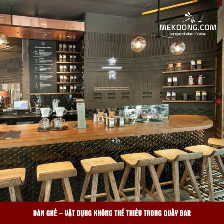 Bàn ghế – Vật dụng không thể thiếu trong quầy bar