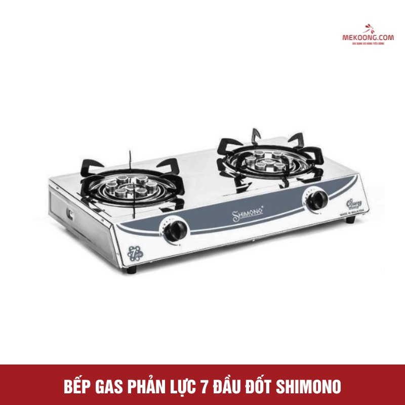 Bếp Gas Phản Lực 7 Đầu Đốt Shimono  