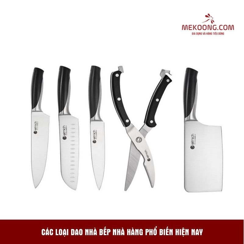 Các loại dao nhà bếp nhà hàng phổ biến hiện nay