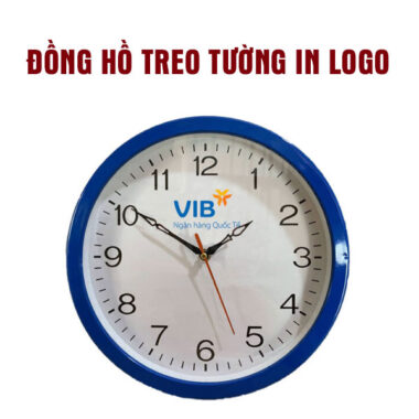Đồng Hồ Treo Tường In Logo