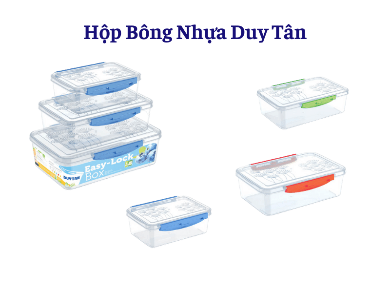 Hộp Bông Nhựa Duy Tân