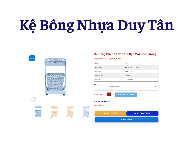 Kệ Bông Duy Tân