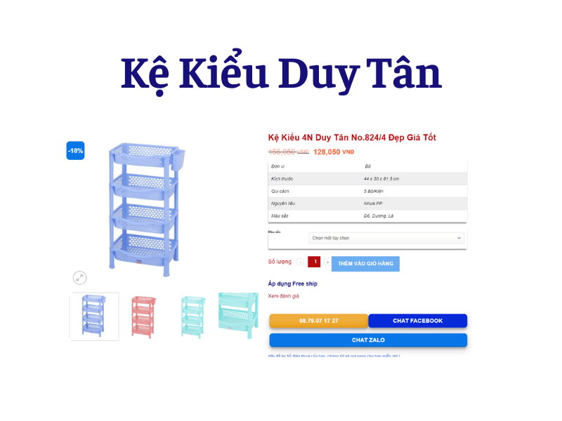 Kệ Kiểu Duy Tân