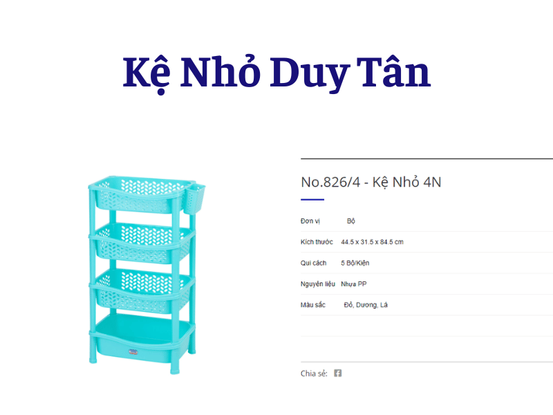 Kệ Nhỏ Duy Tân