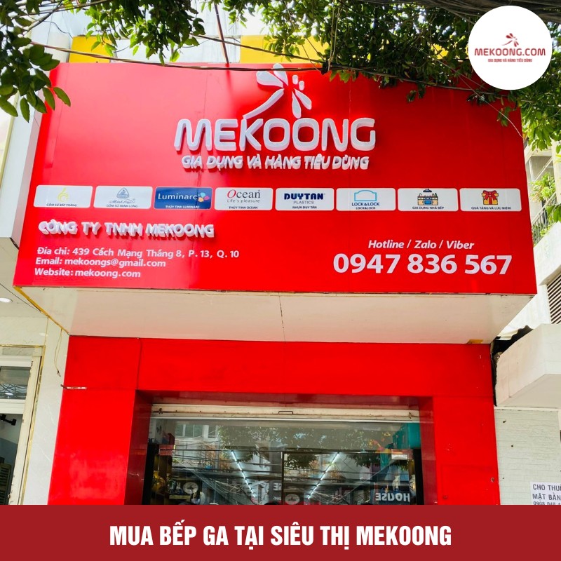 Mua bếp ga tại siêu thị Mekoong