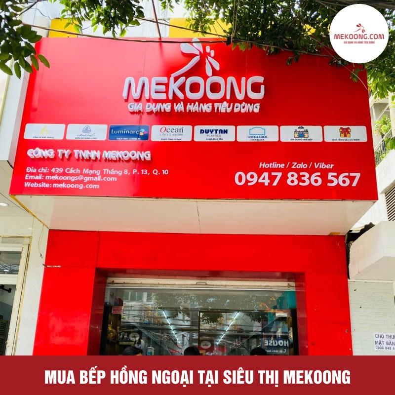 Mua bếp hồng ngoại tại siêu thị Mekoong