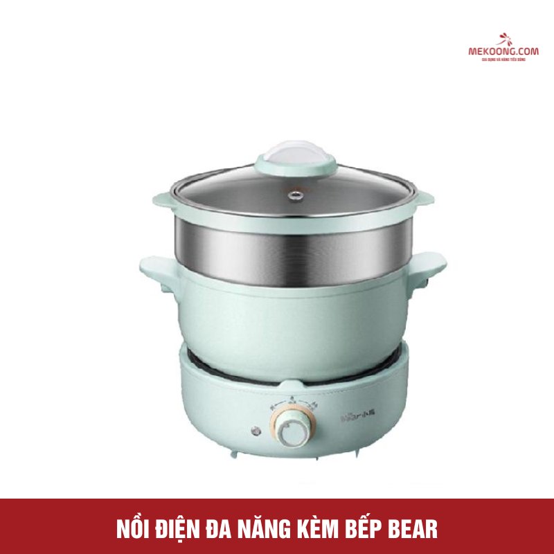 Nồi Điện Đa Năng Kèm Bếp Bear 