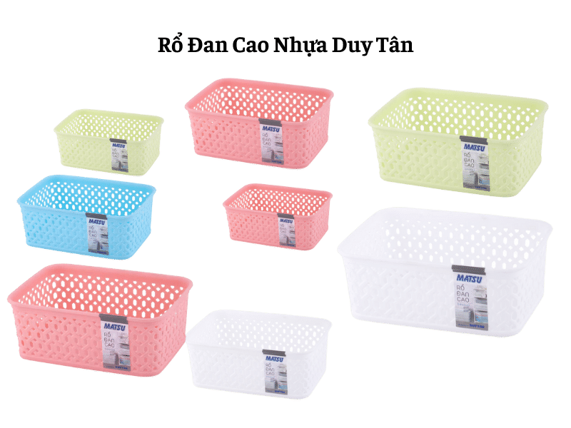 Rổ Đan Cao Nhựa Duy Tân mekoong