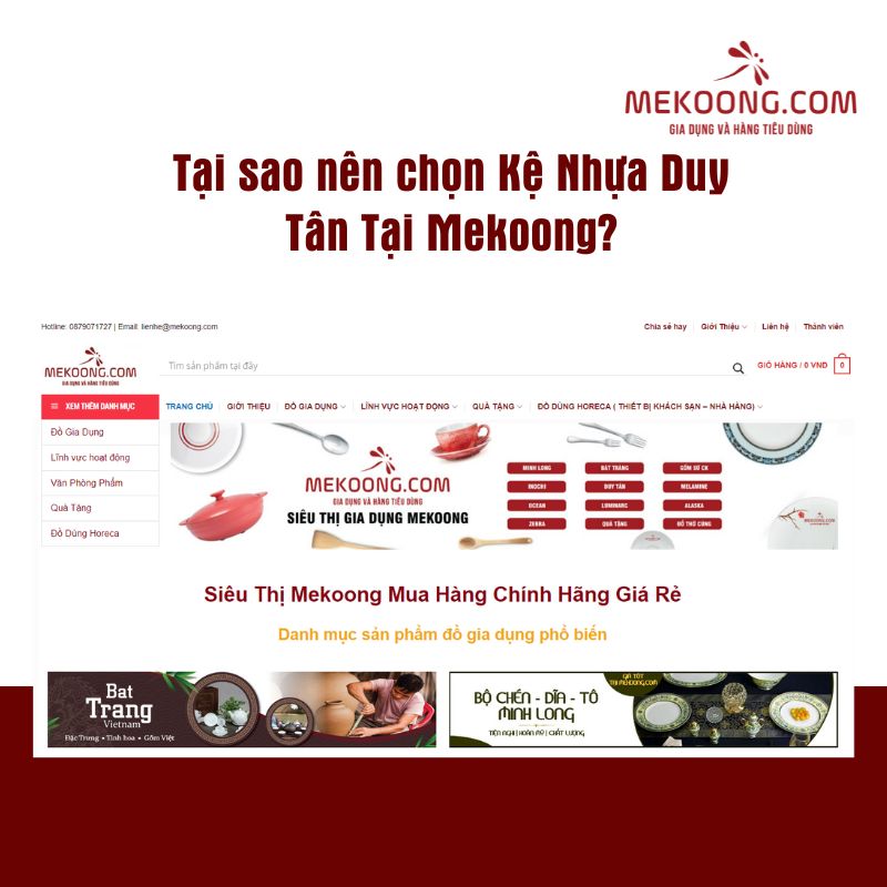 Tại sao nên chọn Kệ Nhựa Duy Tân Tại Mekoong?