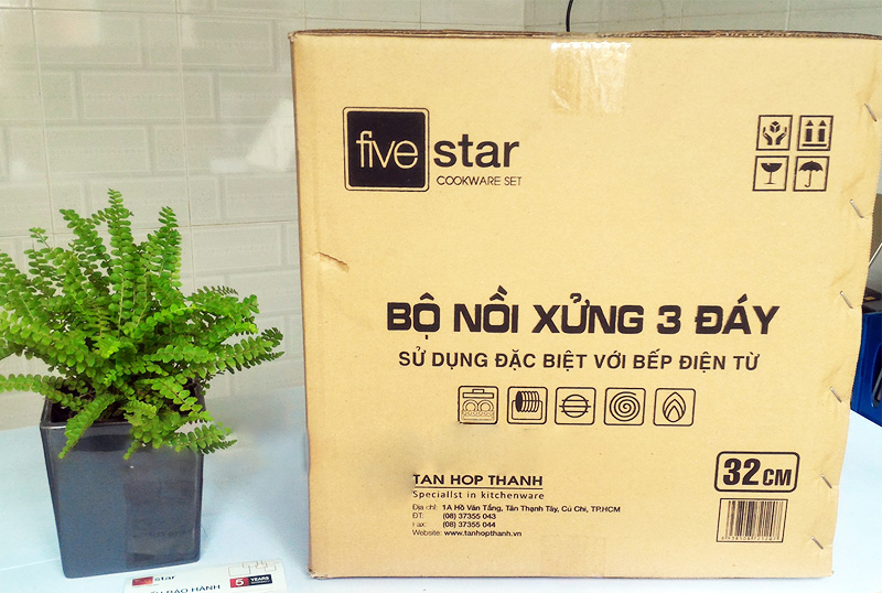 Bộ nồi xửng hấp 32cm fivestar