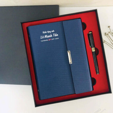 Bộ Giftset Quà Tặng Cao Cấp Văn Phòng 2in1