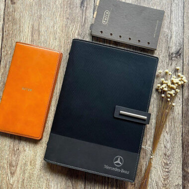 Sổ in tay logo Mecedesbenz cao cấp SILGMK11