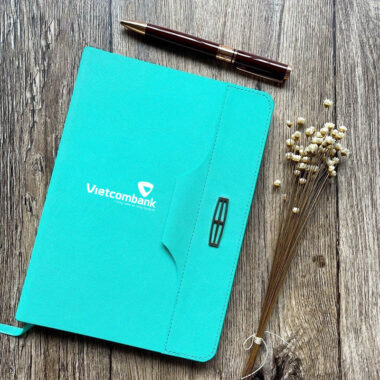 Sổ in logo Vietcombank quà tặng SILGMK2