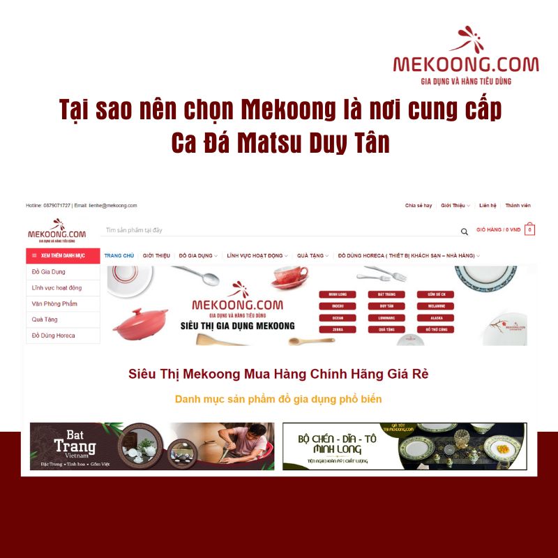 Tại sao nên chọn Mekoong là nơi cung cấp Ca Đá Matsu Duy Tân