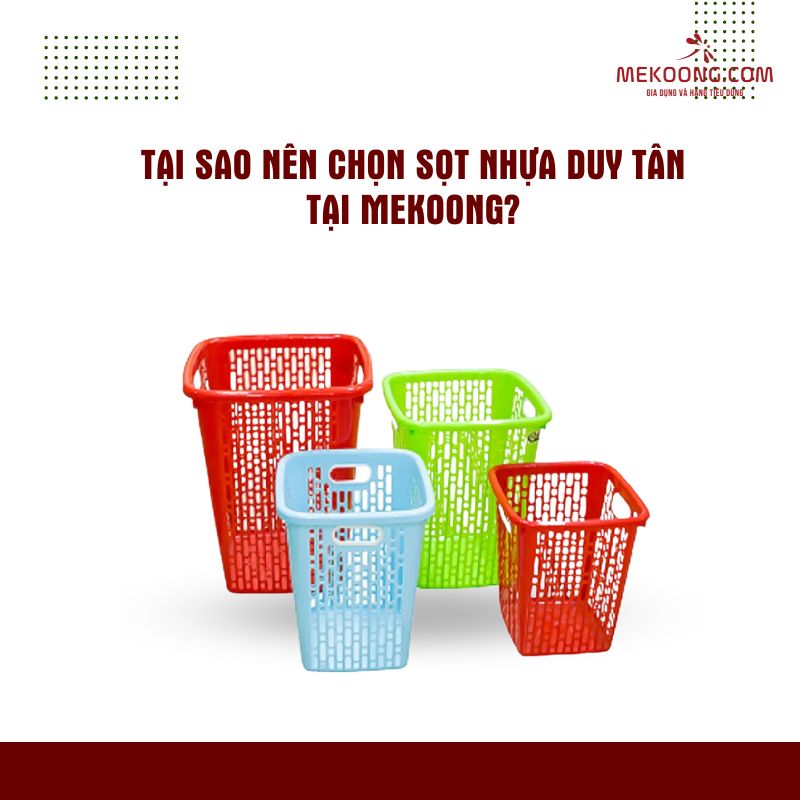 Tại sao nên chọn Sọt Nhựa Duy Tân Tại Mekoong?