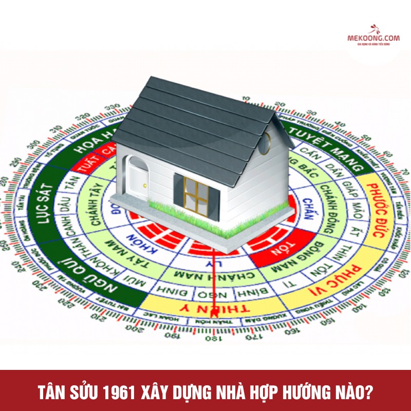 Tân Sửu 1961 xây dựng nhà hợp hướng nào?