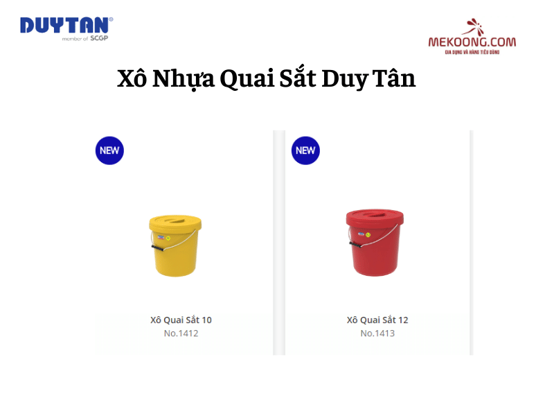 Xô Nhựa Quai Sắt Duy Tân