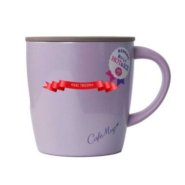 Bình giữ nhiệt in logo quán cà phê trà sữa