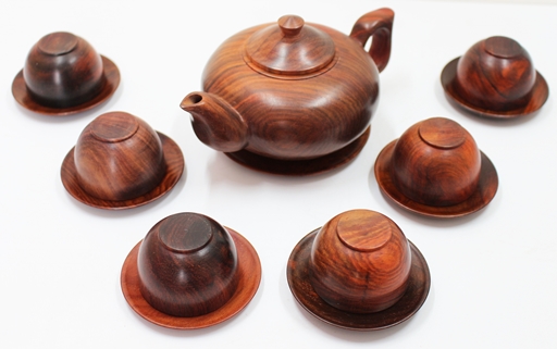 Ưu điểm nổi bật của bộ ấm trà làm bằng gỗ