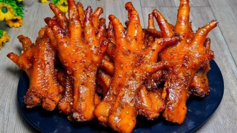 cách làm chân gà nướng giòn tan