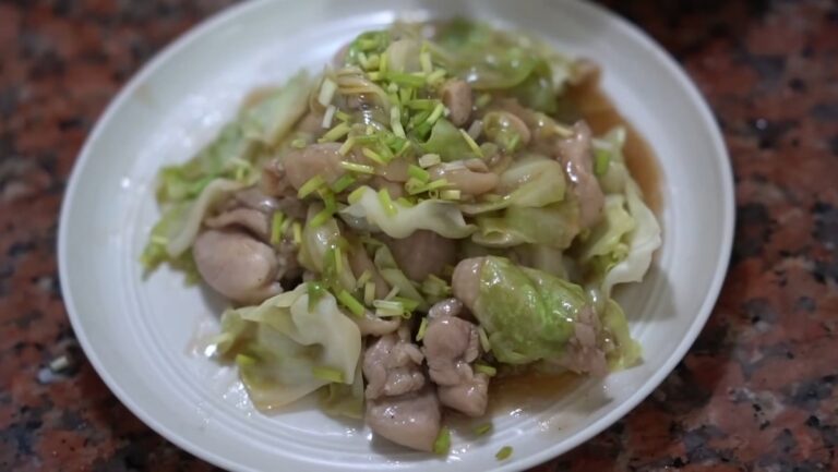 Giới thiệu món gà xào bắp cải