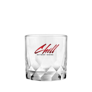 Ly thủy tinh in logo quán bar chill