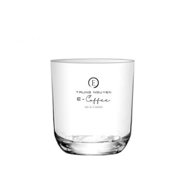 Ly thủy tinh in logo in logo cafe trung nguyên