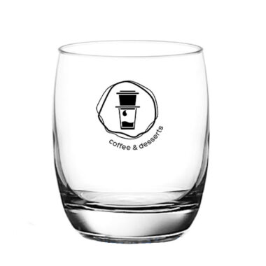 Ly thủy tinh in logo coffee & desserts