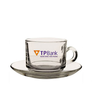 Tách thủy tinh in logo doanh nghiệp TP Bank