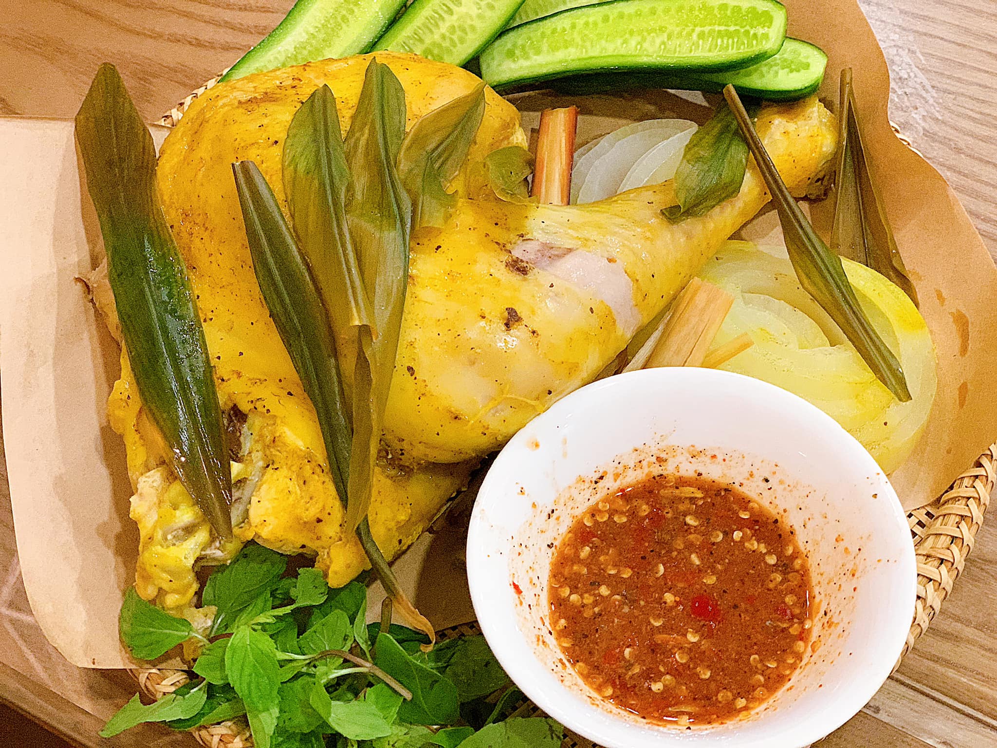 Cách làm muối ớt chấm gà kiểu Thái