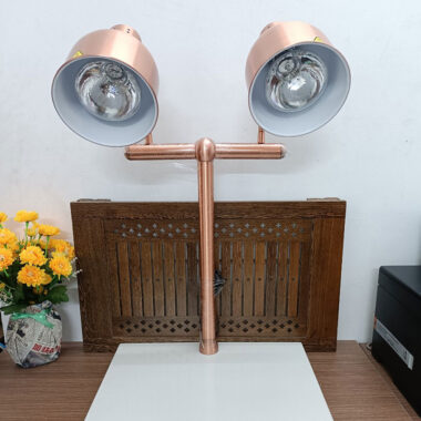 Đèn hâm nóng thức ăn 2 bóng có đế (đồng) 121166T