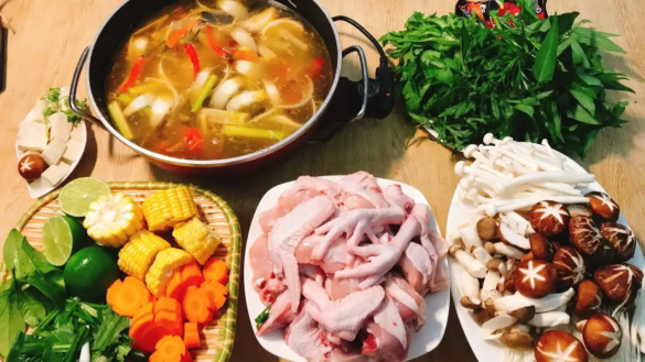 Nguyên liệu cần chuẩn bị để làm lẩu gà nấm