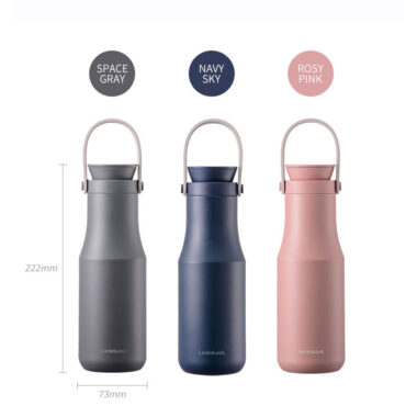 LHC4202NVY- Bình giữ nhiệt Lock&Lock Metro Double 470ml - Màu xanh Navy