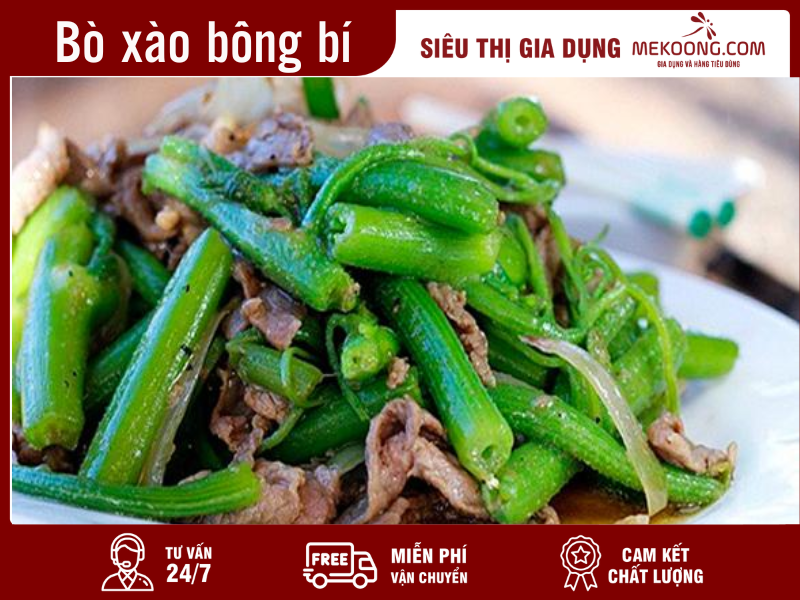 Bò xào bông bí Mekoong
