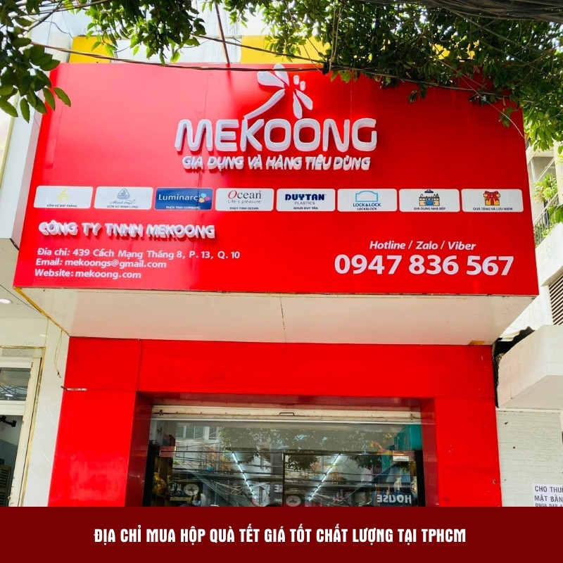 Địa chỉ mua hộp quà tết giá tốt chất lượng tại tphcm Mekoong