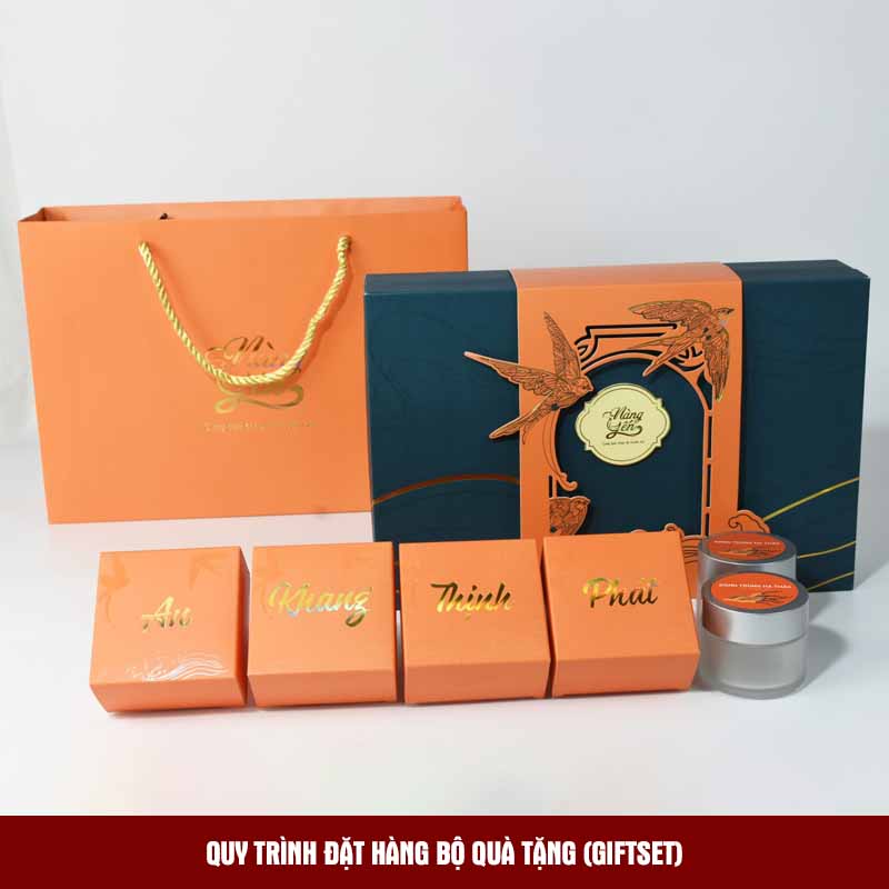 Quy trình đặt hàng bộ quà tặng (giftset) Mekoong