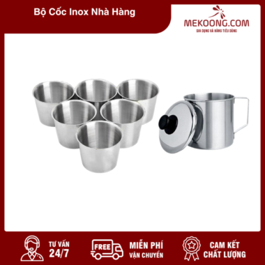 Bộ Cốc Inox Nhà Hàng