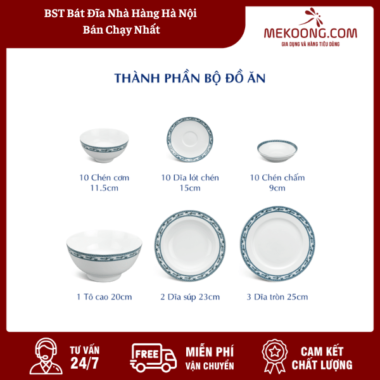 BST Bát Đĩa Nhà Hàng Hà Nội