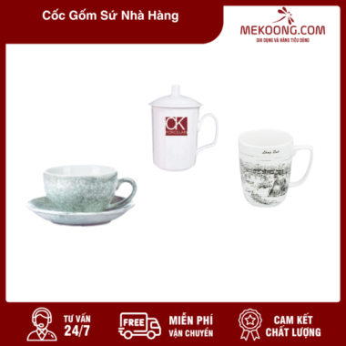 Cốc Gốm Sứ Nhà Hàng