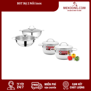 BST Bộ 2 Nồi inox