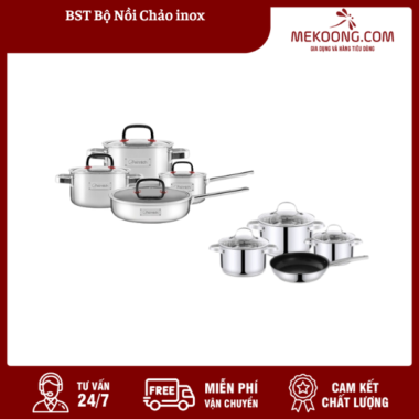 BST Bộ Nồi Chảo inox