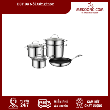 BST Bộ Nồi Xửng inox