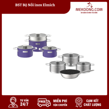 BST Bộ Nồi inox Elmich