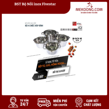 BST Bộ Nồi inox Fivestar NINOXMK50