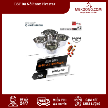 BST Bộ Nồi inox Fivestar