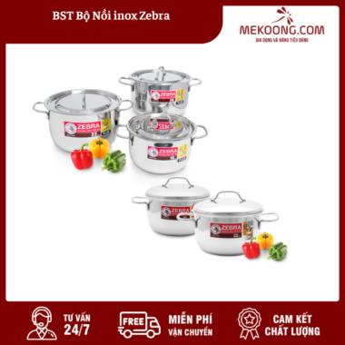 BST Bộ Nồi inox Zebra