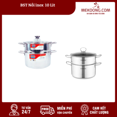 BST Nồi inox 10 Lít