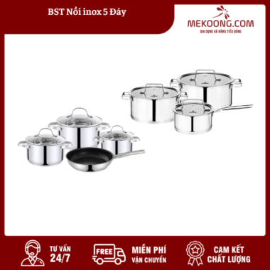 BST Nồi inox 5 Đáy