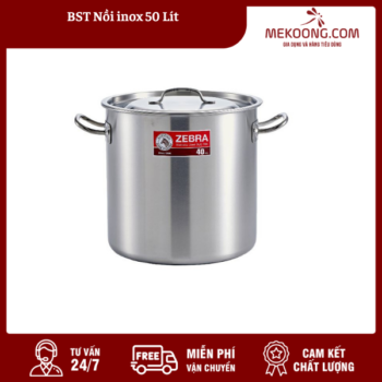 BST Nồi inox 50 Lít NINOXMK27